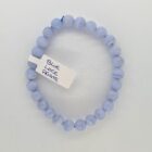 Blue Lace Agate Bead Bracelet