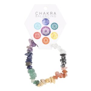 Chakra Balancing Chip Bracelet