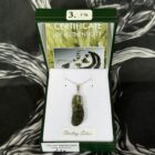 Genuine Moldavite Pendant 2.3g on Sterling Silver (Pendant No.3)