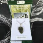 Genuine Moldavite Pendant 2.4g Sterling Silver (Pendant No.8)