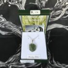 Genuine Moldavite Pendant 2.5g on Sterling Silver (Pendant No.9)