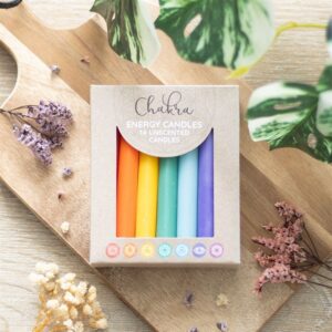 Pack Of 14 Unscented Chakra Energy Candles