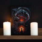 Dragon’s Lair Canvas Plaque
