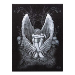 Enslaved Angel Canvas Plaque