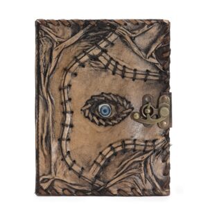 Brown Tan Book - Evil Eye Decor