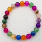 Mixed Agate Bead Bracelet