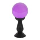 Small Purple Crystal Ball On Stand