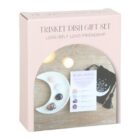 Love Healing Crystal Set With Moon Trinket Dish