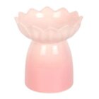 Pink Water Lily Oil Burner And Wax Warmer