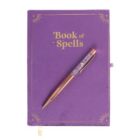 Book Of Spells Journal With Amethyst Crystal Pen