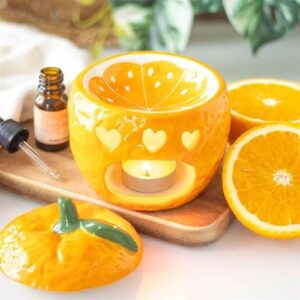 Orange Oil Burner And Wax Warmer