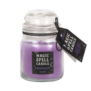 Lavender "Prosperity" Spell Candle Jar