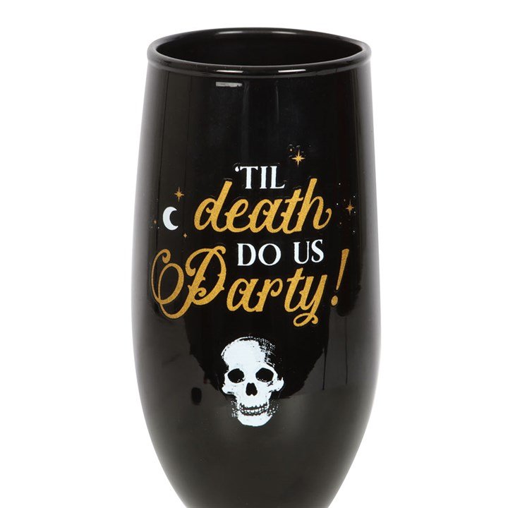 Til Death Us Do Party Champagne Flute Set