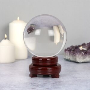 Crystal Ball With Stand (13cm sphere)