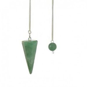 Green Aventurine Faceted Pendulum