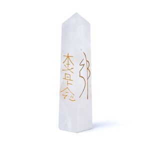 Clear Quartz Reiki Obelisk