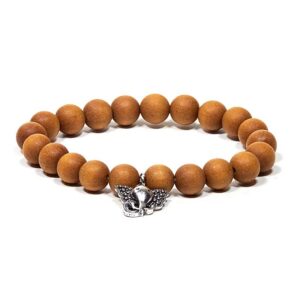 Mala Sandalwood Bracelet with Ganesh Charm