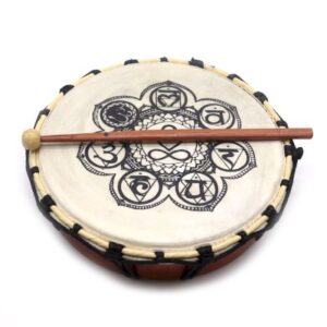 Chakra Shamanic Drum With Stick