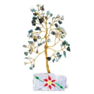 Moss Agate Gemstone Tree