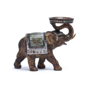Elephant With Candle Holder