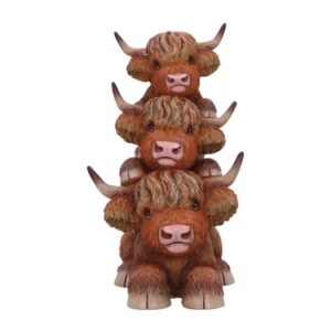 Highland Cow Totem Figurine