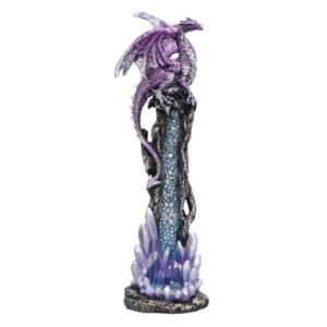 Mythic Crystal & Dragon Incense Holder