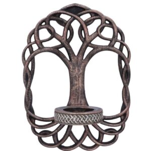 Tree of Life Candle Holder Wall Plaque