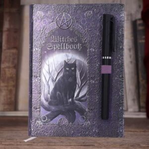 Embossed Witches Spell Journal with Pen (A5 Size)