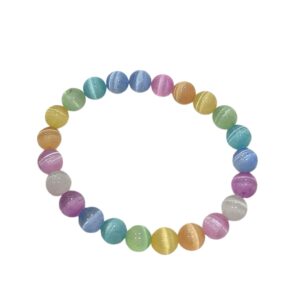 Rainbow Selenite Crystal Bracelet