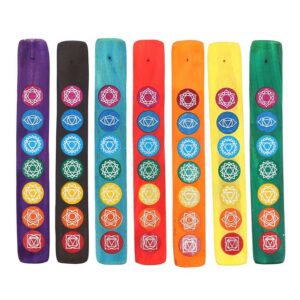 Wooden Chakra Incense Holder