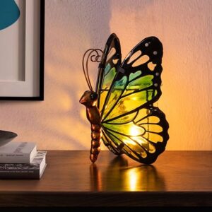 Green Butterfly Tealight Oil Burner