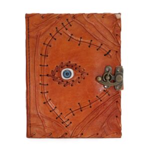 Leather Evil Eye Journal