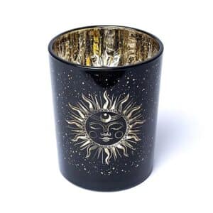 Sleeping Moon And Sun Candle Holder