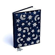 Velvet Moon And Stars Notebook