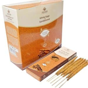 White Sage And Sandalwood Natural Smudge Incense Sticks